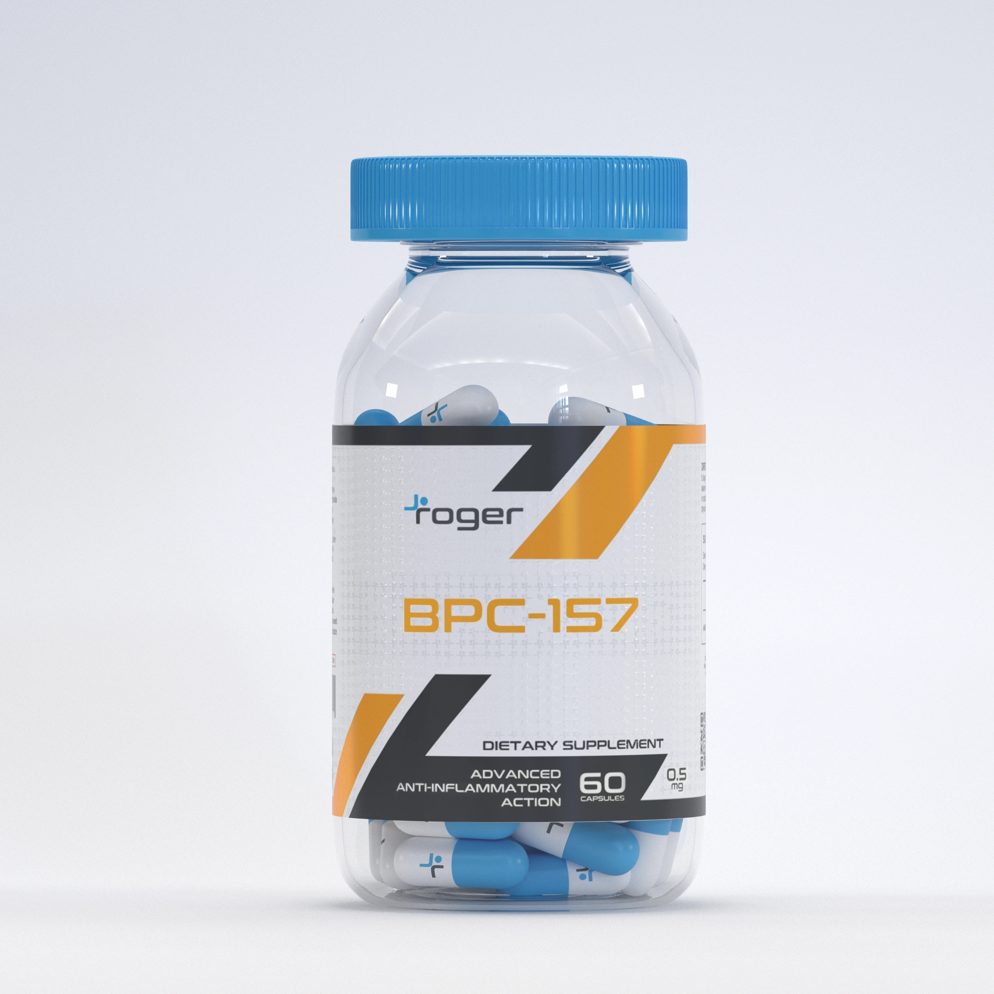 BPC-157 0.5mg × 60 capsules by Roger Pharma